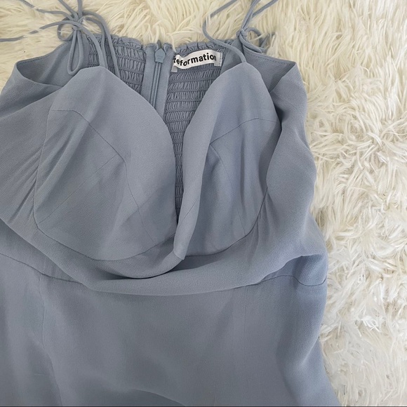 Reformation Juliette Dress Mineral - Picture 8 of 8